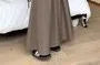 High Waist Plain Maxi A-Line Skirt