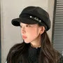Twill Newsboy Cap