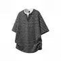 Short-Sleeve Henley Neck Striped T-Shirt