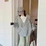 [2XL-4XL] Asymmetrical Zip-Up Plain Hoodie