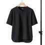 Short-Sleeve Crew Neck Plain T-Shirt