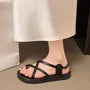 Toe Loop Flat Sandals