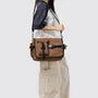 Buckled Flap Messenger Bag
