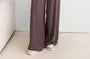 Plain Drawstring Suspender Wide-Leg Jumpsuit