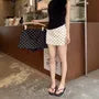 High Waist Polka Dot Mini Pencil Skirt