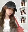 Distressed Denim Baseball Cap
