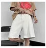 Mid Rise Plain Dress Shorts