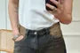 Mid Rise Washed Jorts