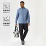 Stand Collar Plain Zip Windbreaker