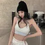 Set: Crop Camisole Top + Sweatpants