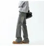Mid Rise Distressed Washed Bootcut Jeans