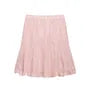Mid Waist Striped Mini A-Line Skirt