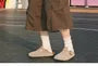 Mid Rise Plain Cargo Wide Leg Jorts