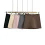 Low Rise Plain Mini Pencil Skirt