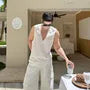 V-Neck Plain Tank Top