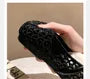 Square Toe Perforated Mary Jane Flats