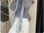 Plain Knit Narrow Scarf