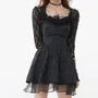 Plain Ruffle Lace Bolero