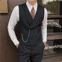 Pinstriped Double Breasted Vest