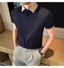 Short-Sleeve Contrast Trim Polo Shirt