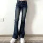 High Waist Skinny-Fit Bootcut Jeans