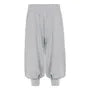 High Waist Plain Loose-Fit Capri Pants