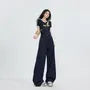 Baggy Denim Jumper Pants (Various Designs)