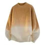 Crew Neck Gradient Sweater