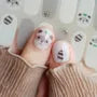 Lucky Raccoon Nails Art Stickers