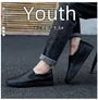 Faux Leather Slip Ons