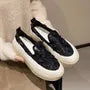 Platform Lace Slip-Ons