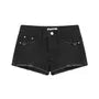 Low Waist Washed Denim Shorts