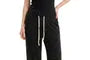 Drawstring Waist Micro Dot Loose Fit Sweatpants