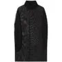 Long Sleeve Turtleneck Sheer Mesh Top