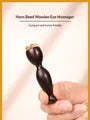 Horn Bead Wooden Eye Massager