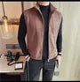 Plain Zip -Up Vest