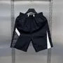 Drawstring Waist Color Block Shorts