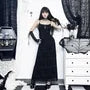 Spaghetti Strap Lace Maxi A-Line Dress