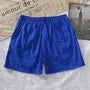 Drawstring Waist Plain Sweat Shorts