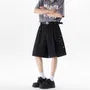 Low Rise Plain Studded Shorts