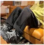 High Waist Faux Shearling Sweatpants