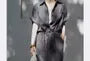 Short-Sleeve Linen Plain Maxi Shirt Dress