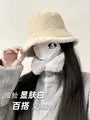 Plain Fleece-Lined Corduroy Bucket Hat