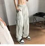 Straight-Cut Loose Cargo Pants