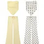 Ruched Asymmetrical Tube Top / Drawstring Waist Flared Pants