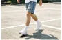 Washed Distressed Denim Shorts