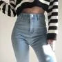 High-Waist Skinny Jeans