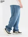 High Waist Washed Loose Fit Jeans