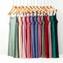 [XL-8XL] Plain Slip Dress