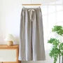 Couple Matching Drawstring Waist Plain Pajama Pants (Various Designs)